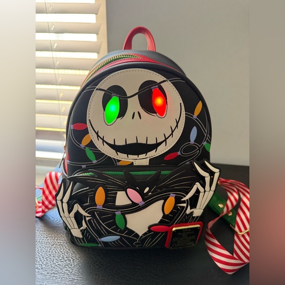 Jack Skellington Christmas Loungefly GITD - Picture 2 of 4